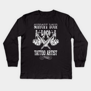 Tattoo Artist Kids Long Sleeve T-Shirt